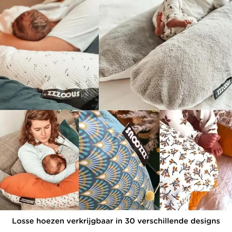 30 verschillende voedingskussenhoezen