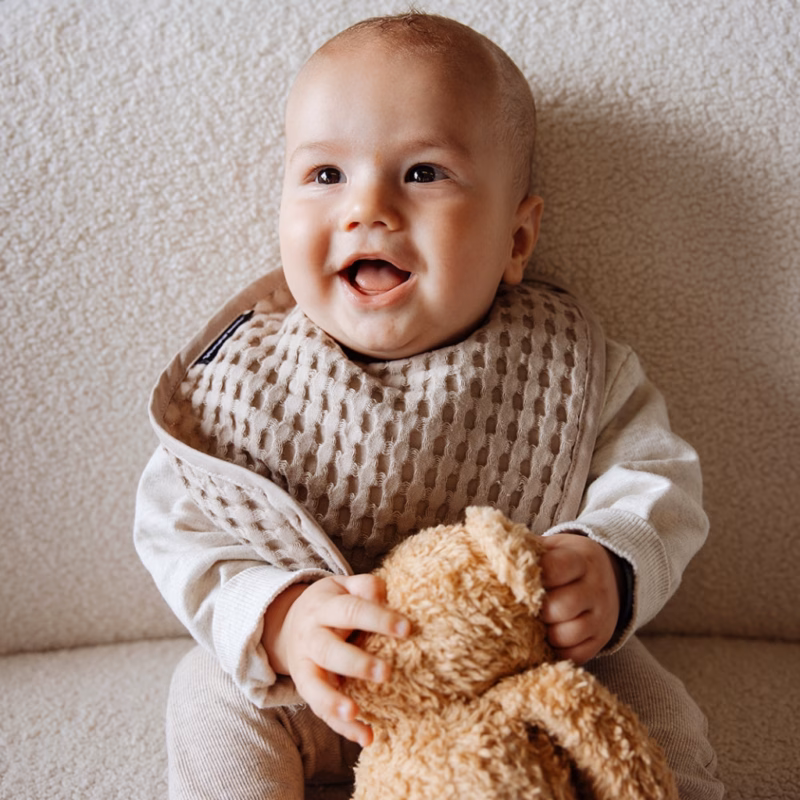 Snoozzz Slabbetje wafel Sand