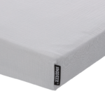 Hoeslaken Wieg Grijs detail