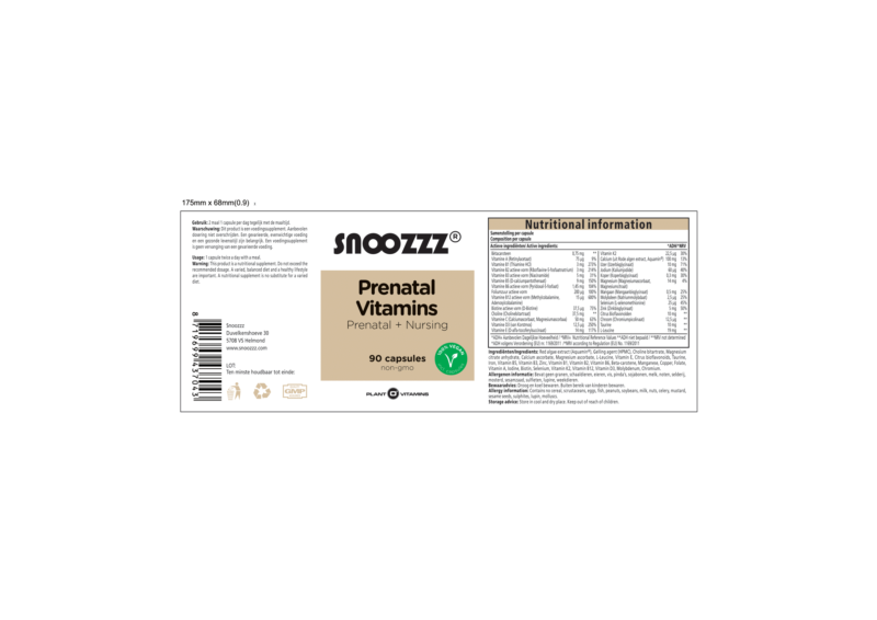 Zwangerschap Vitamine met actieve foliumzuur, D3 en ijzer - Afbeelding 2